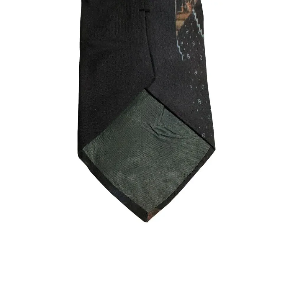 Ralph Marlin Grant Wood's American Gothic NeckTie Men's Vintage 1994